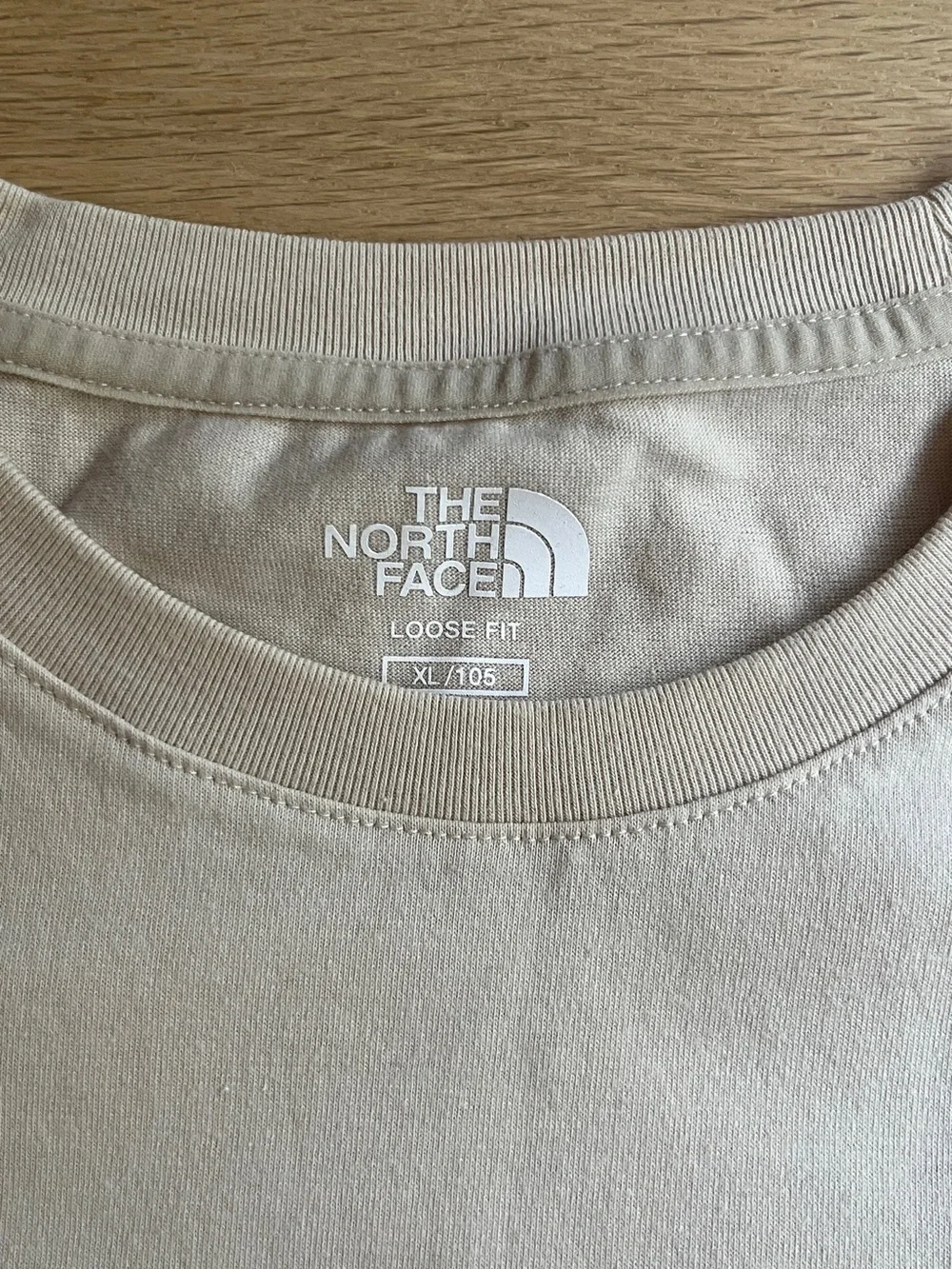 The North Face White Graphic Tee - Green & Blue Print